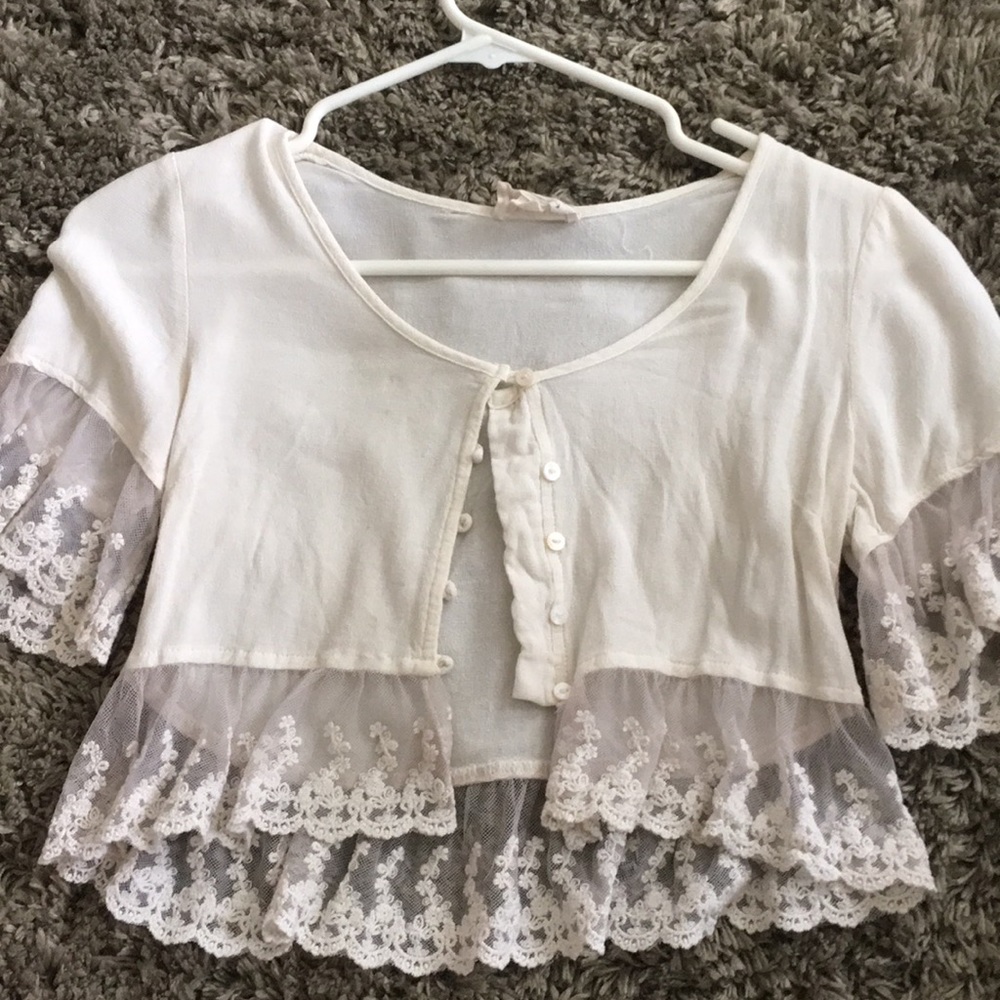 LA Hearts crop top